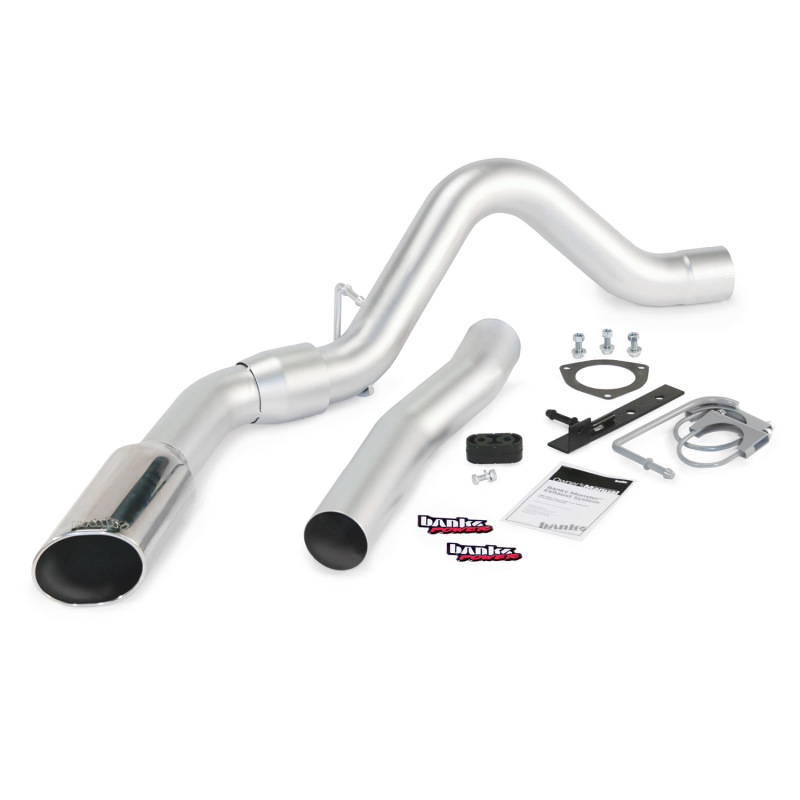 Chevrolet 3500 Performance Exhaust - Banks Power - Monster Exhaust with Single Exit - Chrome - 2015